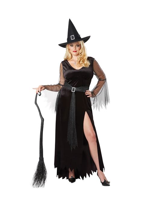 Plus size witchy costume you can make at home
